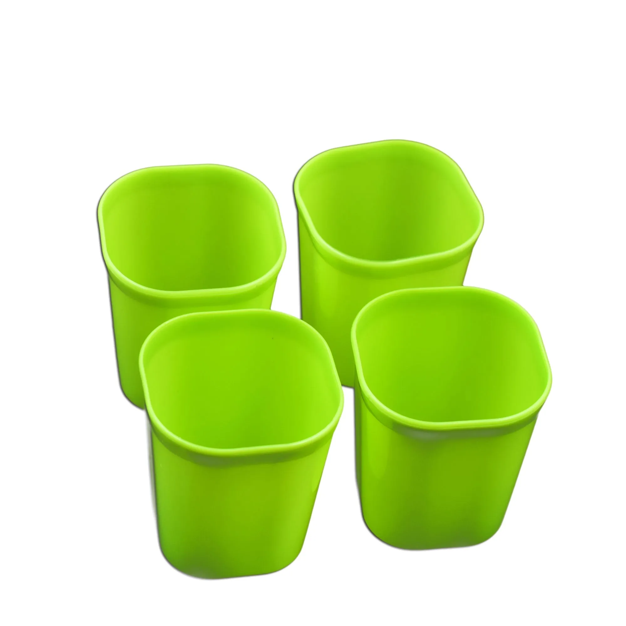 2426 Plastic Drinking Glass Set For Drinking Milk Water Juice (Pack of 4)
