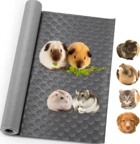 24" x 98" Guinea Pig Cage Liner, Waterproof Washable Guinea Pig Bedding Guinea Pig Pee Pad, Easily Cut to Suit Cage and Reusable Pads for Guinea Pigs, Rabbits, Hamsters, Gerbils, Chinchillas