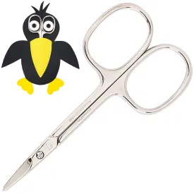 3 Swords Germany - Baby Nail Scissors Safety Scissors with Round Tips for Children - Babies - todddlers - Infants with Funny Bird case 'Corbi' - Brand Quality Made in Germany