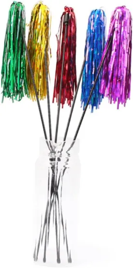 3pcs Colorful Silvervine Cat Teaser Wand Bells Interactive Cat Toys for Indoor Play Random Color