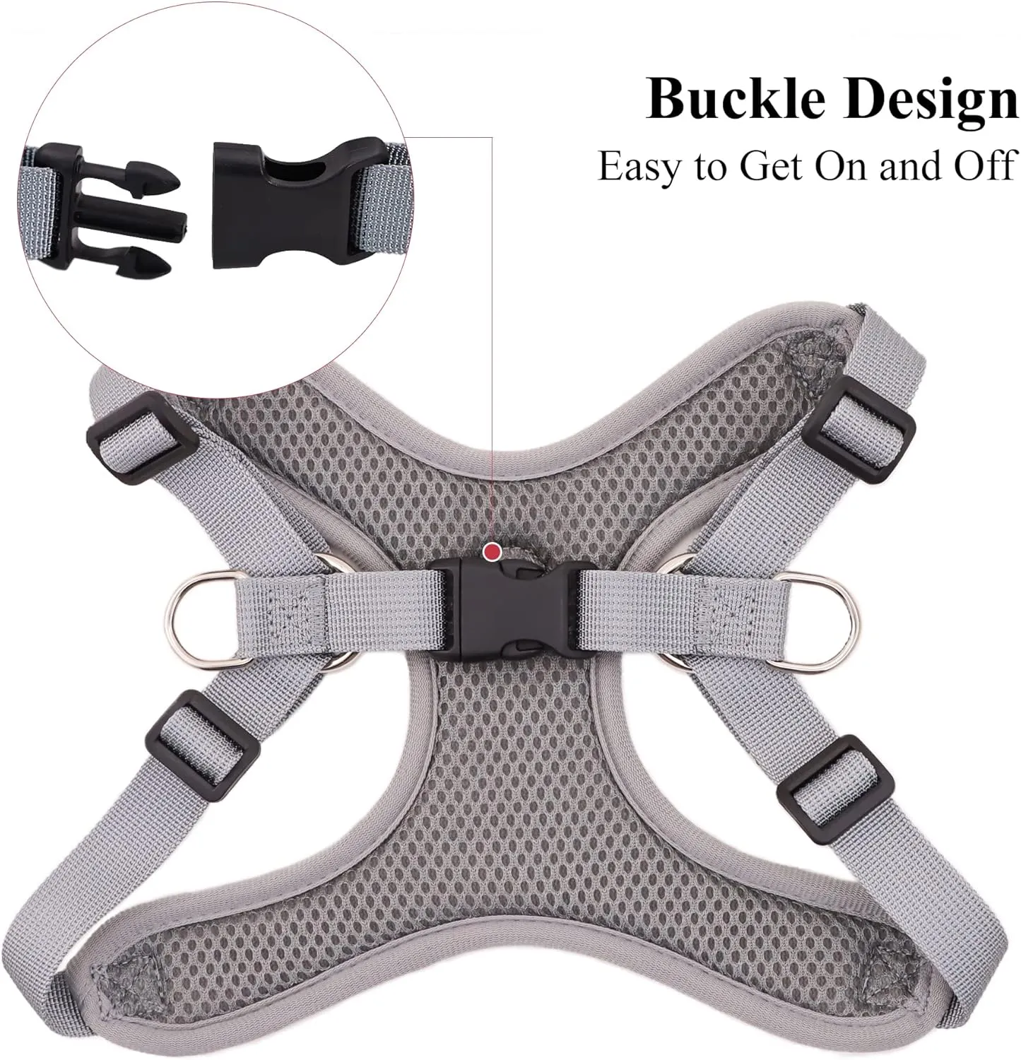 Adjustable Dog Harness Vest and Leash Set for Small, Medium Dogs No Pull, Step in Escape Proof Reflective Easy Walk Puppy Harness, Green, S (Comes with A Measuring Tape)