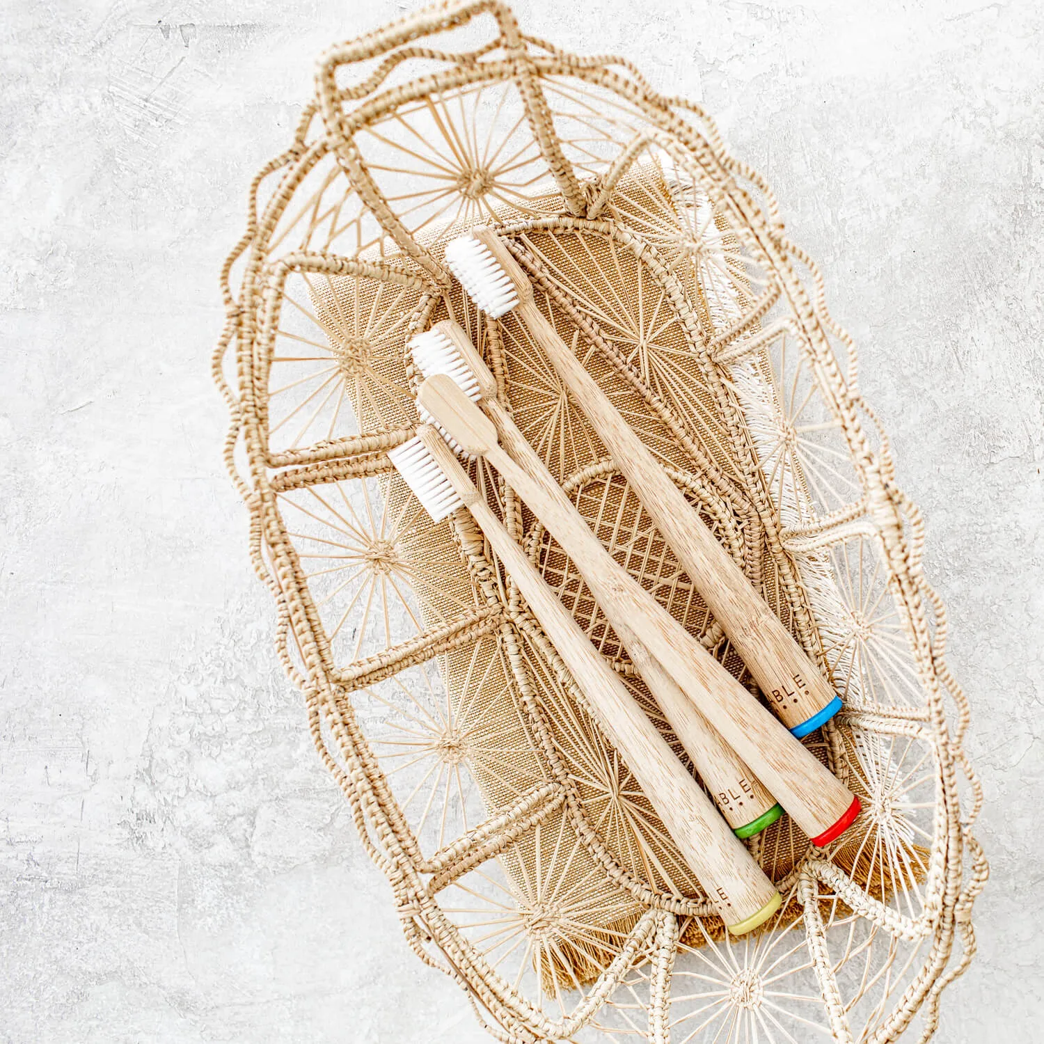 Bamboo Toothbrushes - 4 Pack