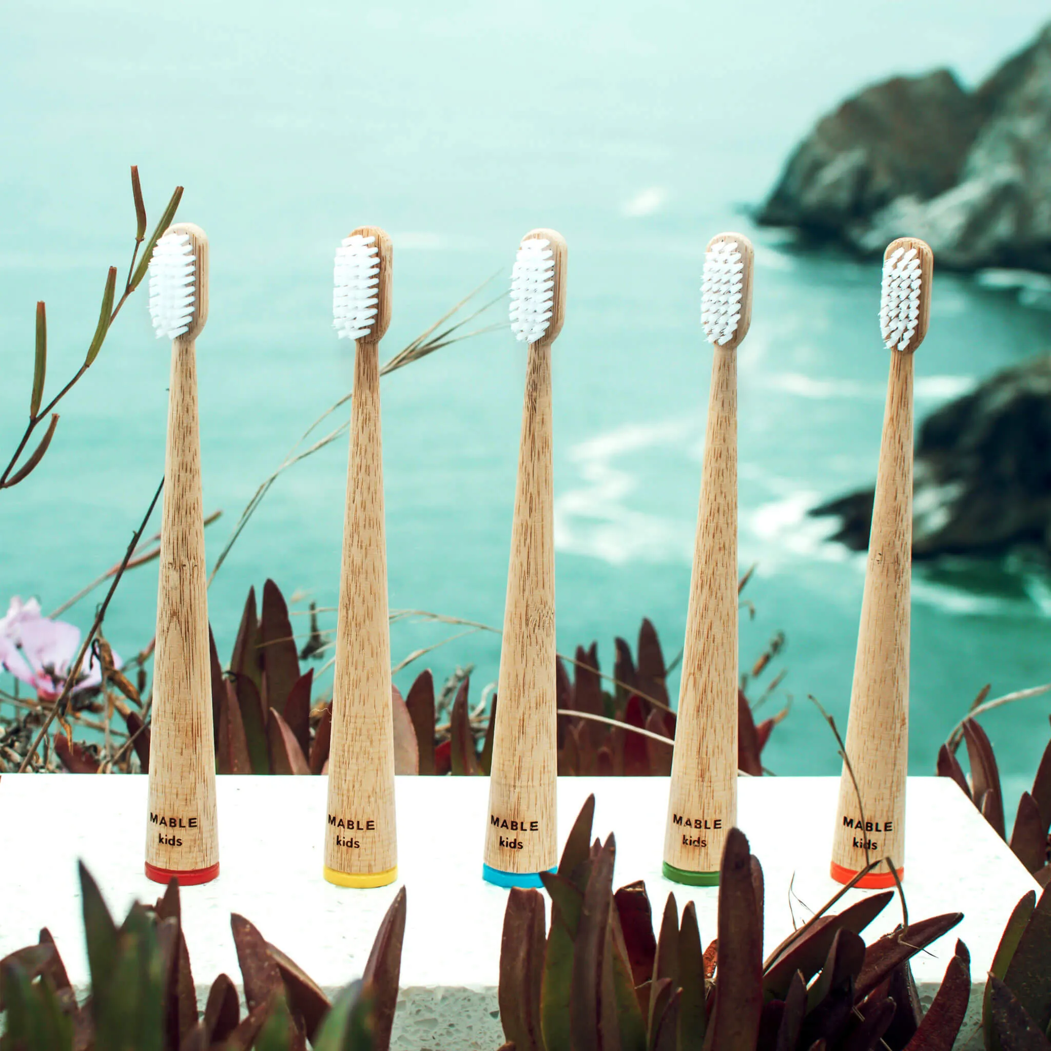 Bamboo Toothbrushes - 4 Pack