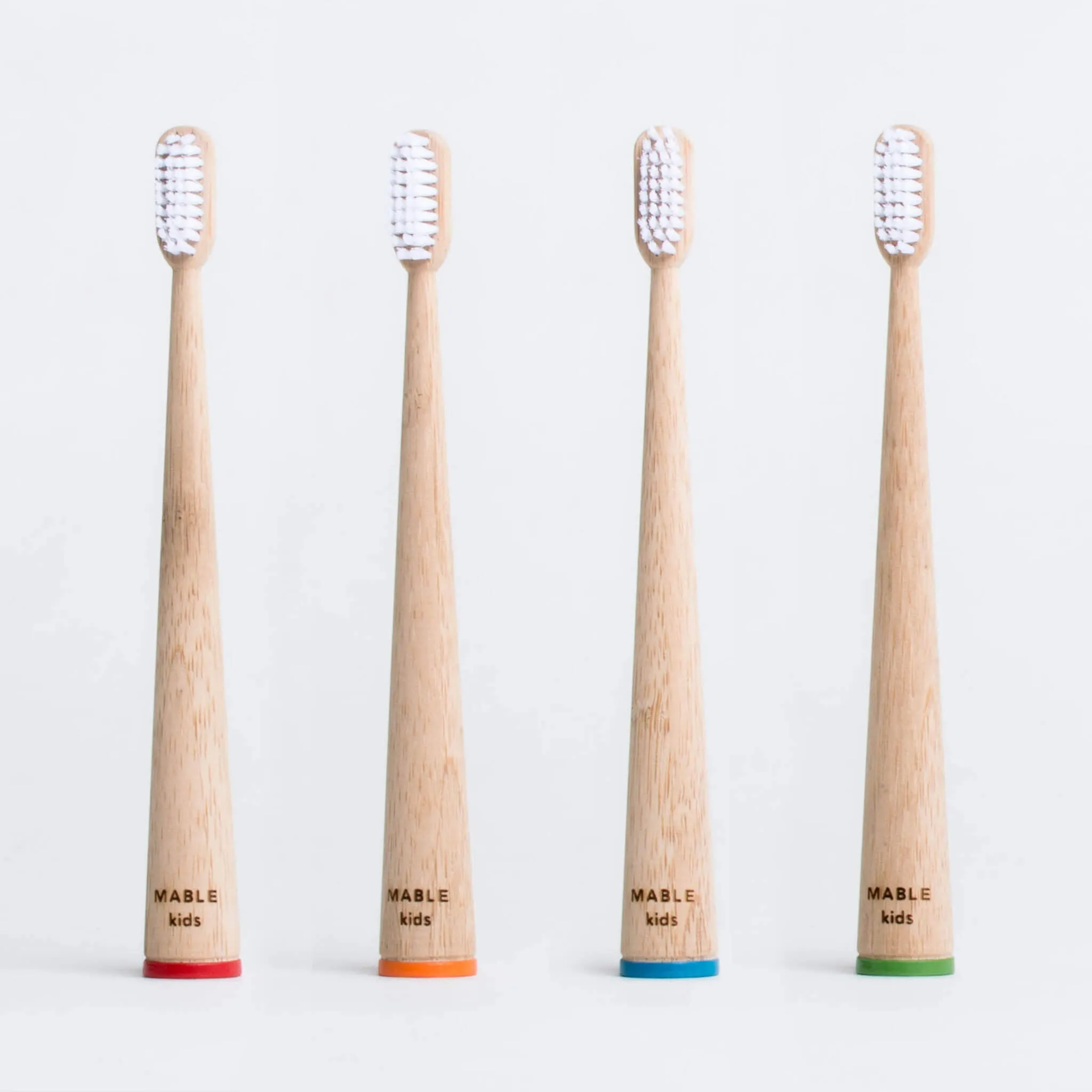 Bamboo Toothbrushes - 4 Pack