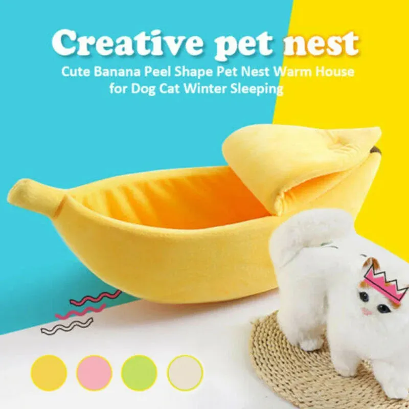 Banana Cat Bed