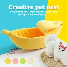 Banana Cat Bed