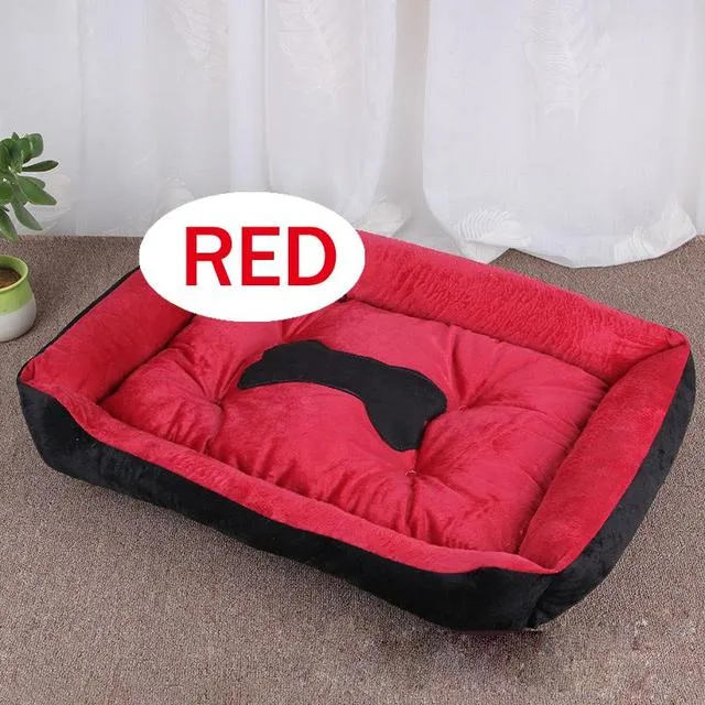 Bone Pet Bed Warm Linen Cat House