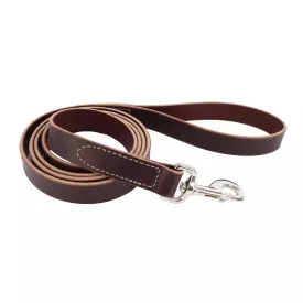 Coastal Pet Products Circle T Latigo Leather Dog Leash 5/8" x 6'