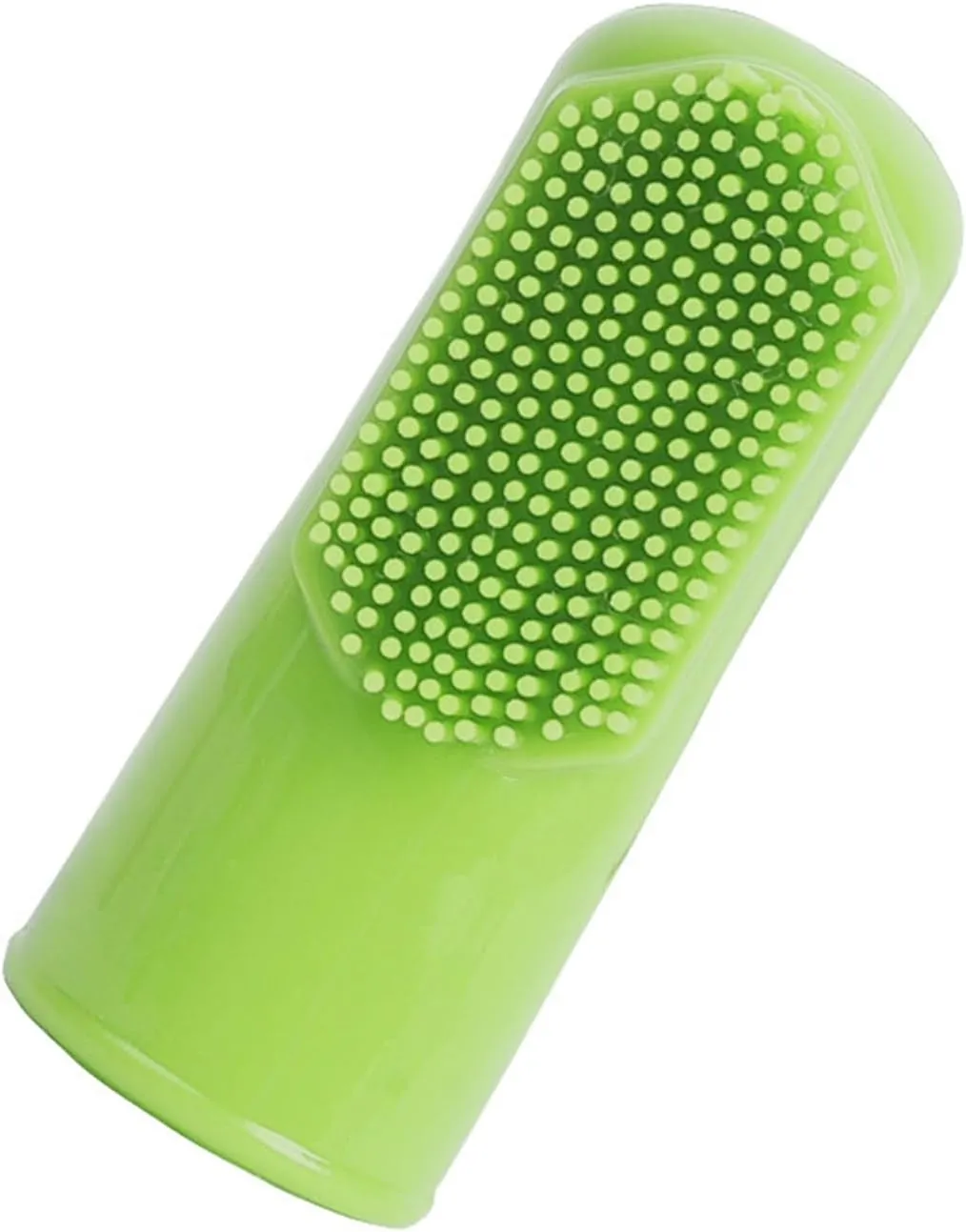 Dog Toothbrush Silicone Finger Brush Soft Bristles and Dots for Easy Teeth Care Dogs