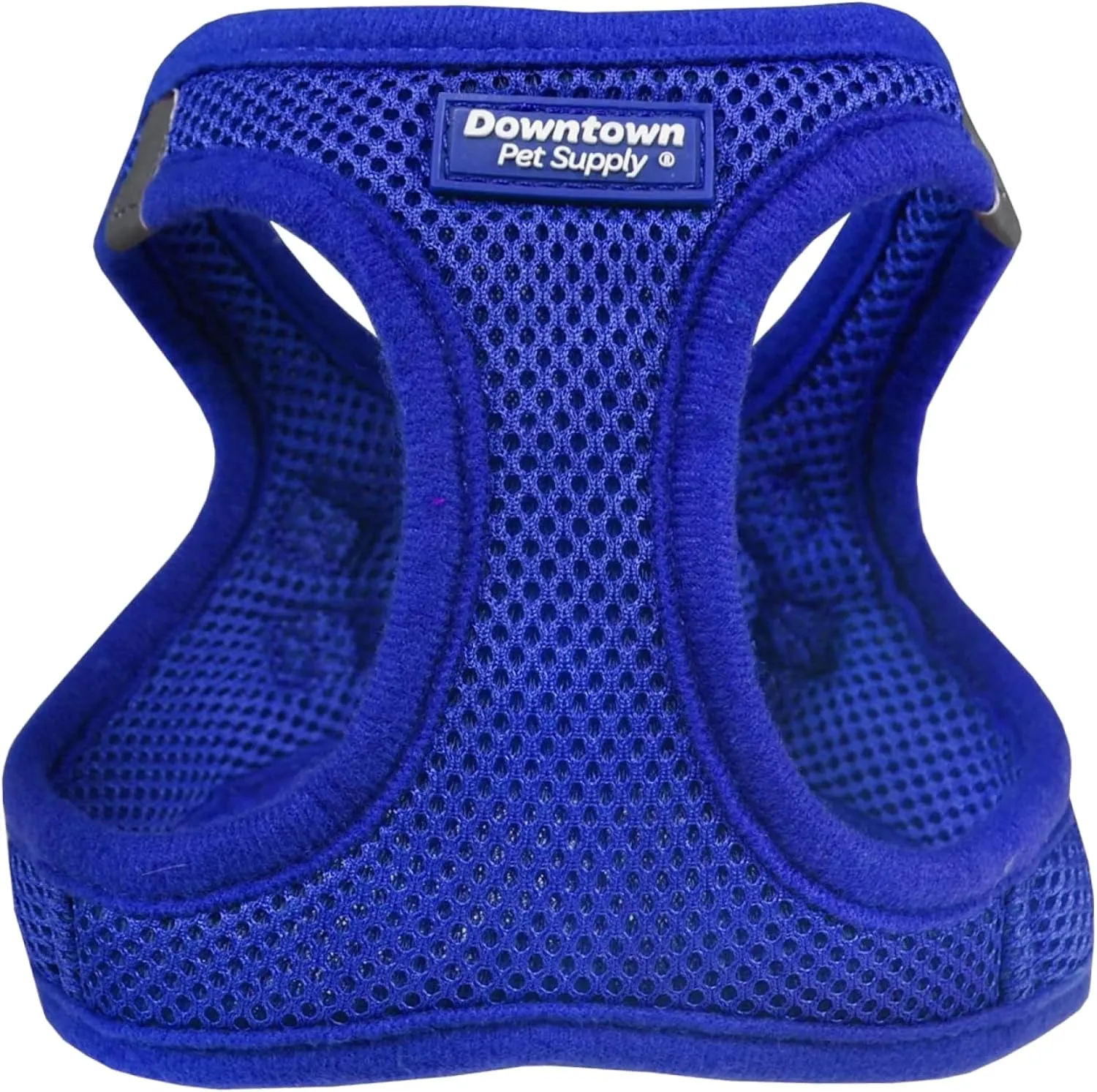 Downtown Pet Supply Step in Dog Harness for Teacup Dogs & Cats No Pull, XX-Small, Blue - Adjustable Harness with Padded Mesh Fabric and Reflective Trim - Buckle Strap Harness for Dogs