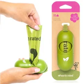 Earth Rated Lavender Leash Dispenser with 15 Bags