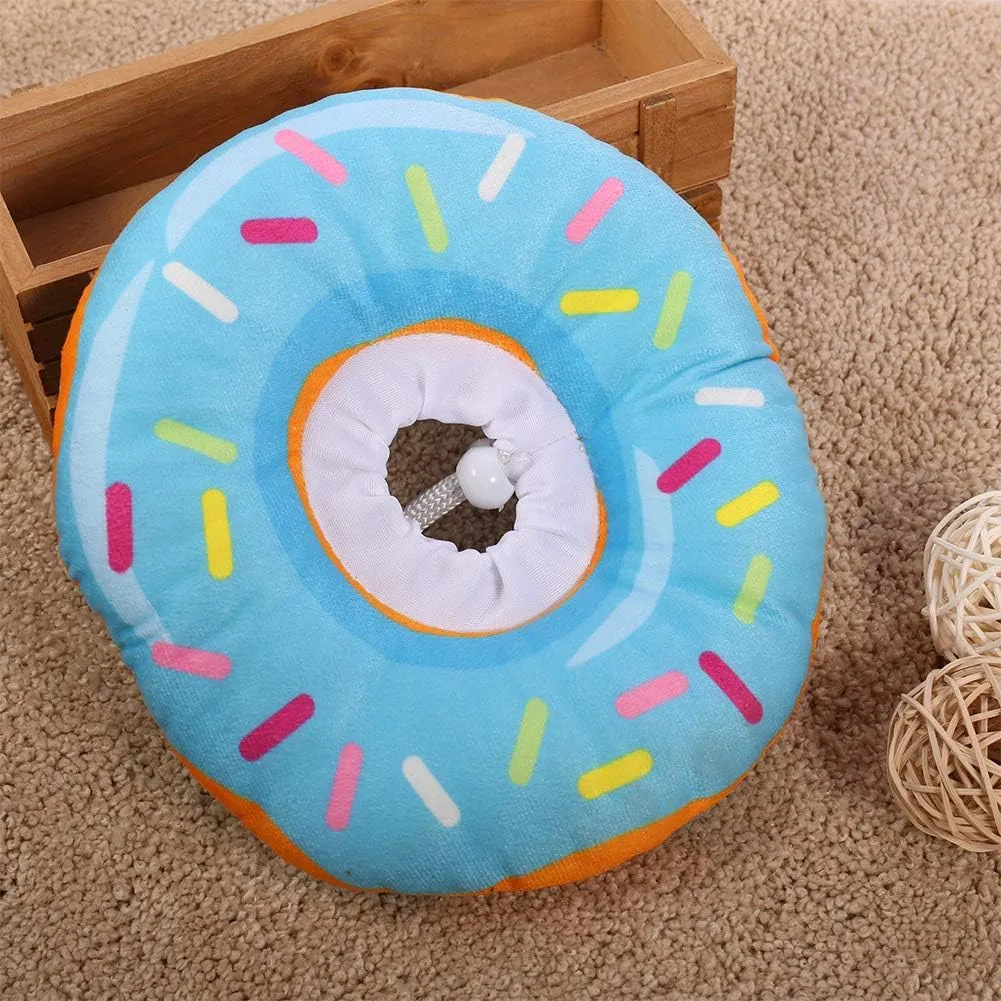 FRIUSATE Soft Cat Recovery Collar - Adjustable Donut Cone to Stop Licking, Comfortable & Lightweight for Cats & Kittens After Surgery