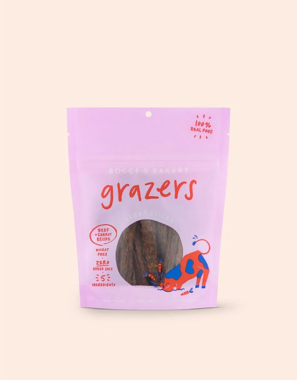 Grazers Beef & Carrot Jerky Sticks from Bocce's Bakery