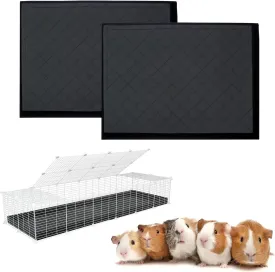 Guinea Pig Pee Pad - Washable Pee Pads for Small Pets - Modular Cage Liners - 2 Pack
