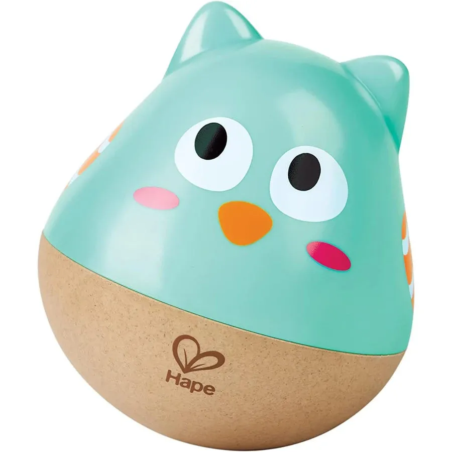Hape Owl Musical Wobbler (Blue)