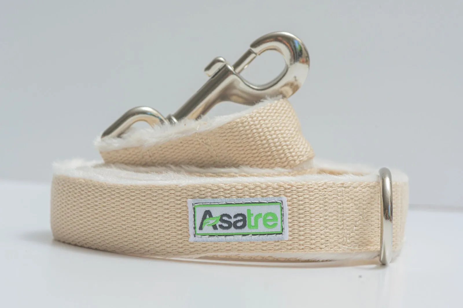 Hemp Dog Leash (Beige)