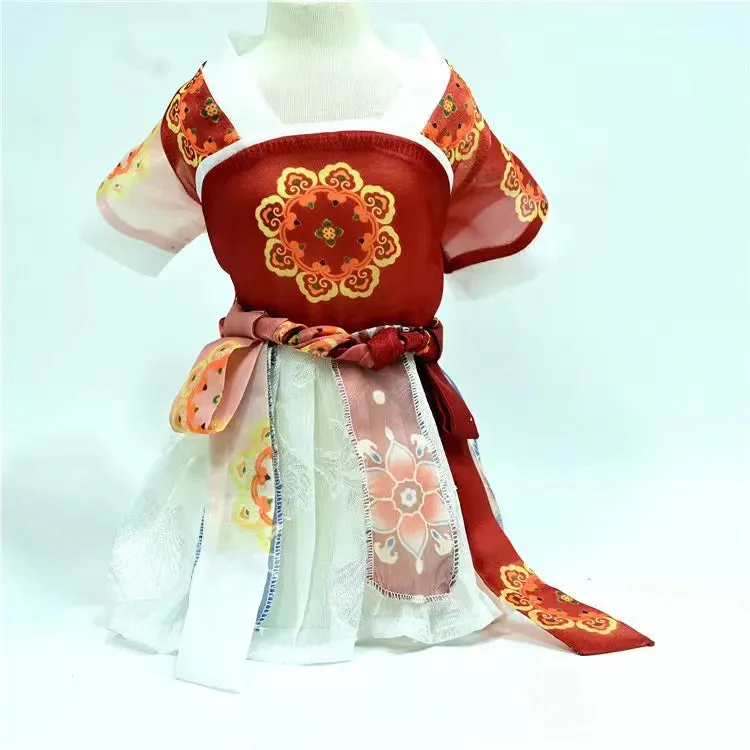 Original Pet Hanfu - Antique Chinese Style Clothes for Cats and Dogs