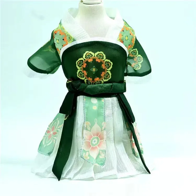 Original Pet Hanfu - Antique Chinese Style Clothes for Cats and Dogs