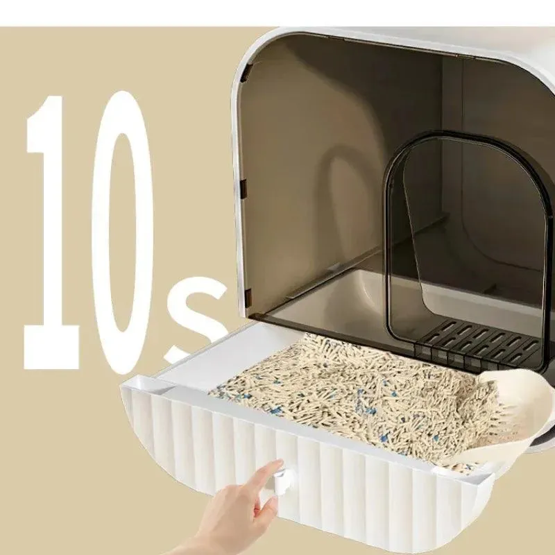 Oversized Closed Cat Toilet