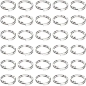 Pawfly 100 Pack 2/5 Inch Mini Split Jump Ring with Double Loops Small Metal Rings Connectors for Jewelry Necklaces Bracelets Earrings Crafts Ornaments and DIY Arts