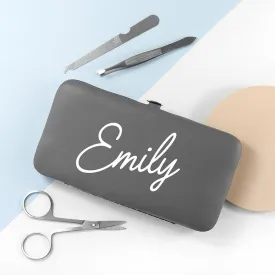 PERSONALISED MANICURE SET - GREY
