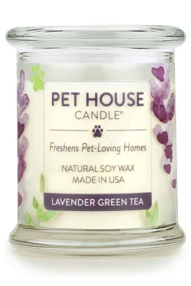 Pet House Lavender Green Tea Soy and Essential Oil Candle
