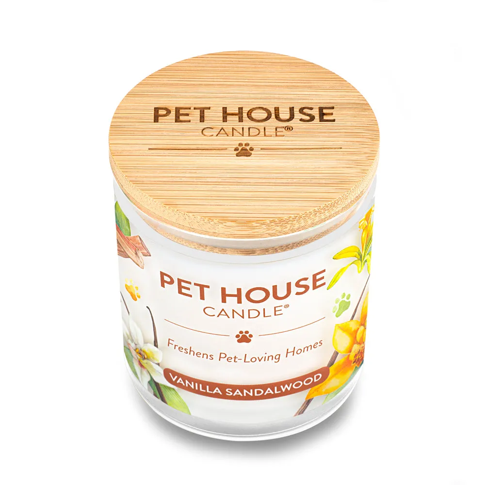 Pet House Vanilla Sandalwood Candle (9 oz)