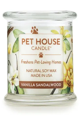 Pet House Vanilla Sandalwood Soy and Essential Oil Candle