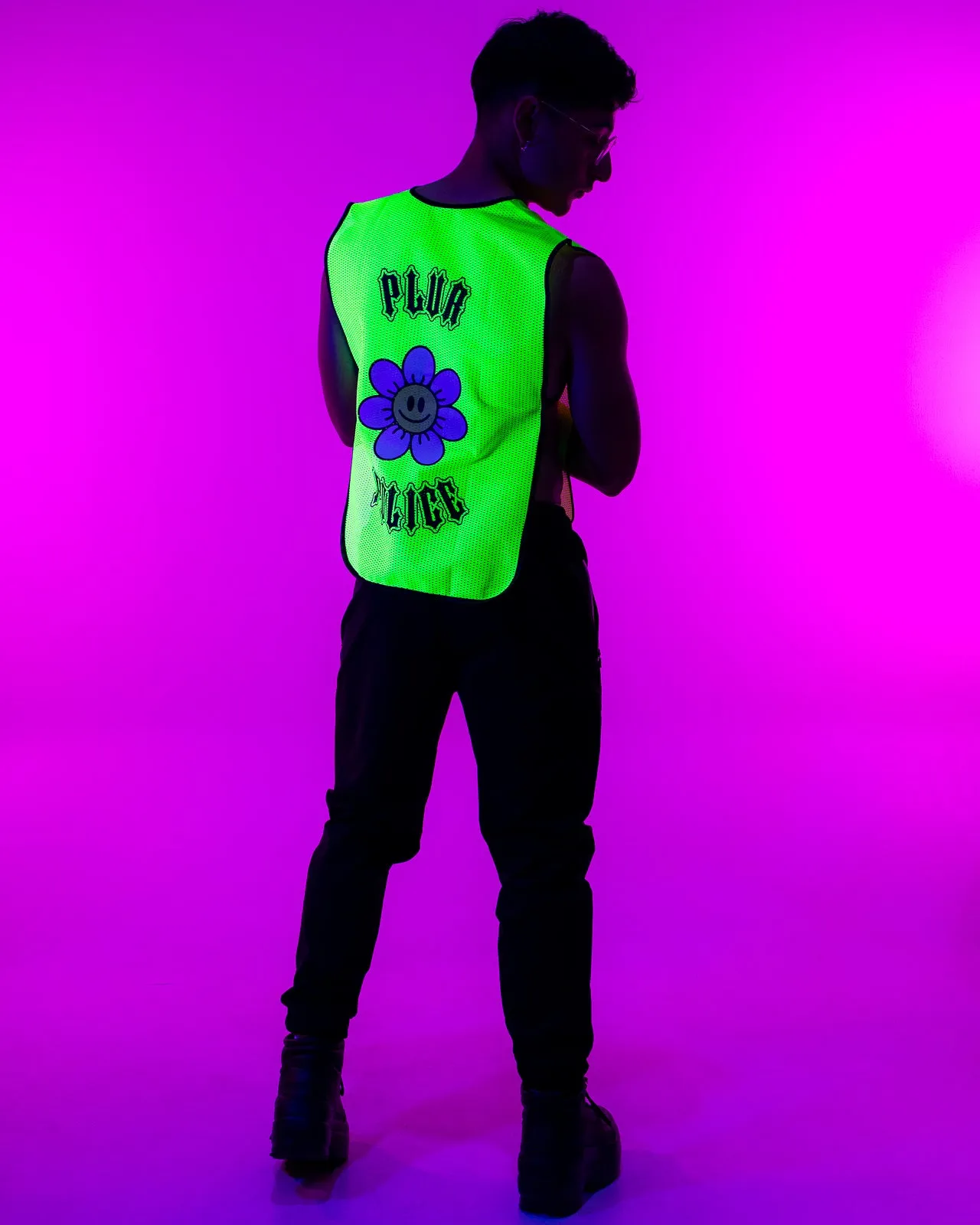 PLUR Police Mesh Vest