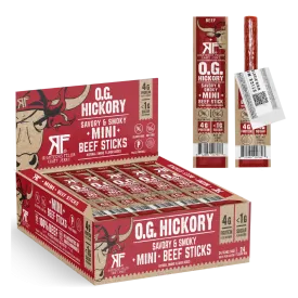 Righteous Felon O.G. Hickory Beef Stick Minis 0.5oz