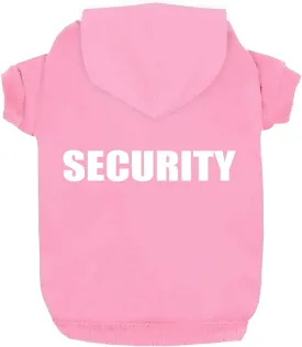 Security Dog Hoodies Dog Clothes Apparel Winter Sweatshirt Warm Sweater Cotton Puppy Small Dog Hoodie for Small Dog Medium Large Dog Cat (Pink, XXXL)