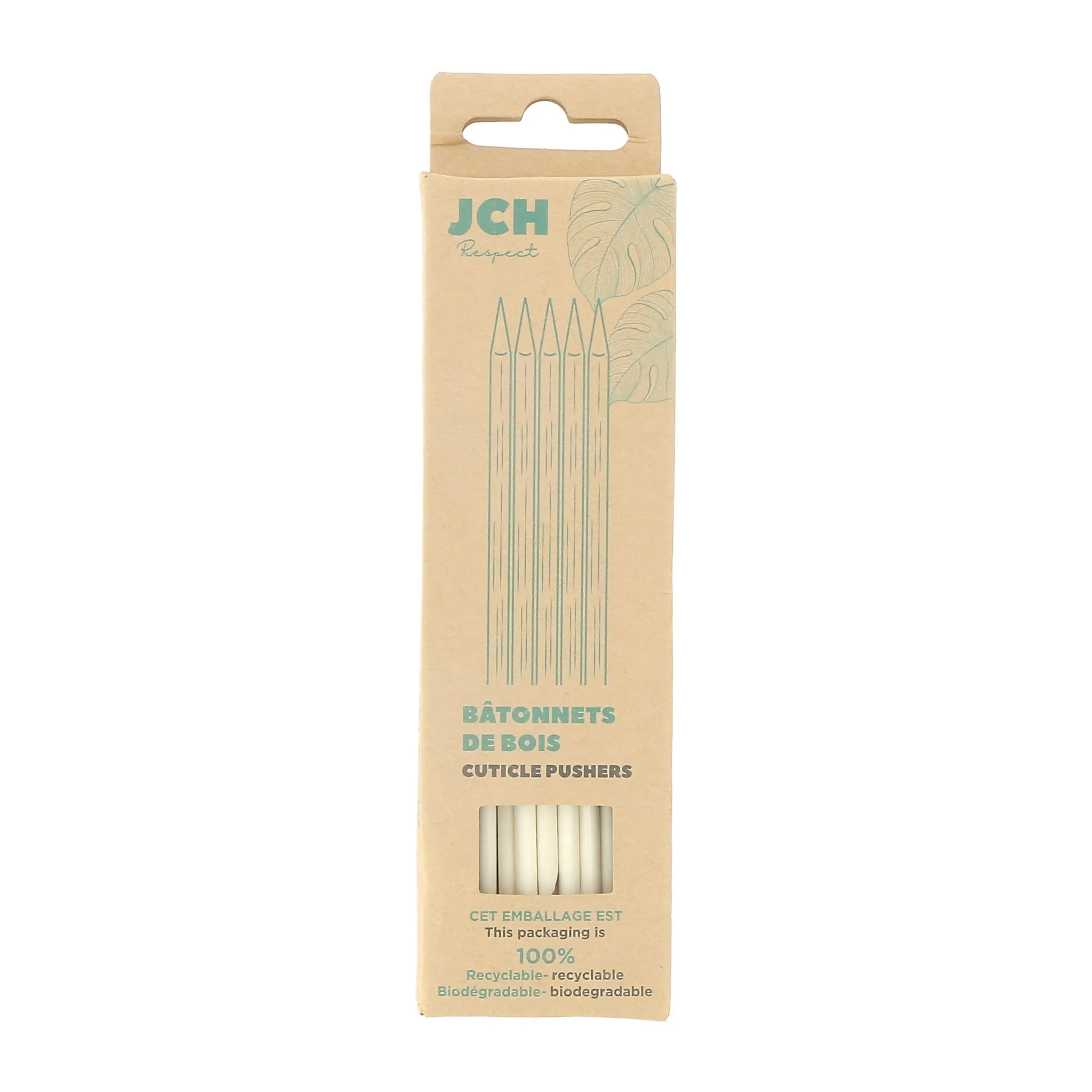Set of 10 Wooden Cutilcle Pushers