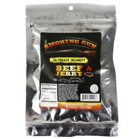 Smoking Gun Jerky Ultimate Insanity Beef Jerky 2.75 Oz Mega HOT 8-56409-00206