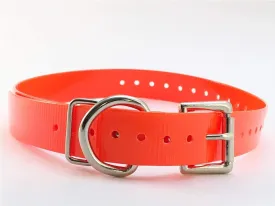 TrainPro 27  X  Replacement Dog Collar Strap Band w/Double Buckle Loop - All Brands Pet Training Bark, Shock, e-Collars and Fences. Wide Variety of Bold Standard Colors and Reflective Choices.